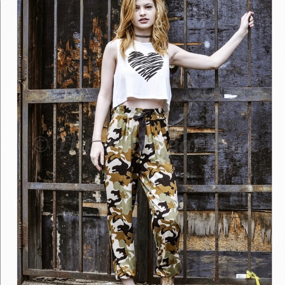 Pants - New! Paper bag Camo Joggers Made in the USA